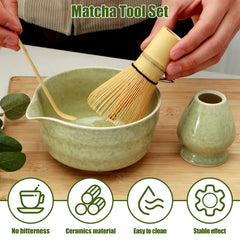 Matcha Making Kit Japanese Tea Set Scoop